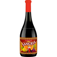 Semi-Dessert Red Sangria Flamenco Flavored Grape Wine