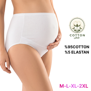 Braguitas de Maternidad de Cintura Alta para Mujer, Ecológicas, Sin Costuras, de Mezcla de Algodón, con Opción de Logotipo Personalizado - Product Image 3