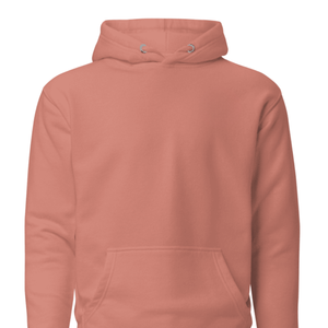 Sweat à capuche unisexe couleur pêche en molleton de coton premium, chaud, uni, décontracté, streetwear d'hiver, vente en gros - Product Image 5