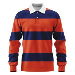 Vêtements d'équipe de rugby personnalisés en gros pour hommes et femmes, manches courtes, jersey 100% polyester, personnalisable - Product Image 5