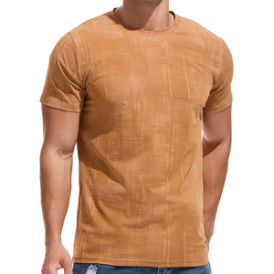Vêtements d'extérieur, chemise formelle pour homme, coton tricoté, été, coupe classique, couleur unie, impression personnalisée - Product Image 1