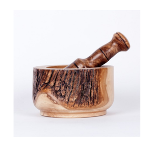 Mortero y Maja de Madera de Acacia, Hermosos, para Cocina y Restaurante, Producto en Oferta - Product Image 2