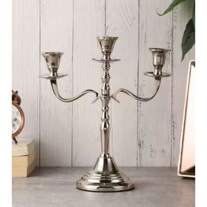 Dernier candélabre de table élégant à 5 bras en métal Bougeoir décoratif pour la maison le plus vendu Bougeoir pour la décoration de Noël - Product Image 6