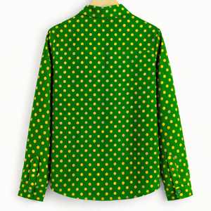 Camisa Formal de Negocios para Mujer Chi Eta Phi, Camisa de Vestir con Cuello y Botones Delanteros, Camisa de Manga Larga con Botones - Product Image 3