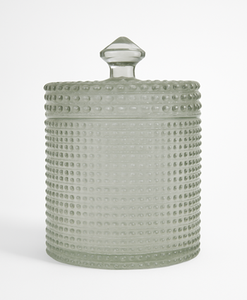 Bocal en verre Mason gaufré avec couvercle en métal, rangement hermétique pour un usage domestique parfait pour les recettes de collations alimentaires - Product Image 5