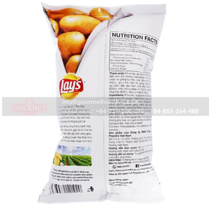 ขนมสาหร่ายทอดเค็ม58กรัมของเลย์ชิ้นมันฝรั่งรสเข้มข้นและมีกลิ่นหอมบรรจุในถุง - Product Image 2