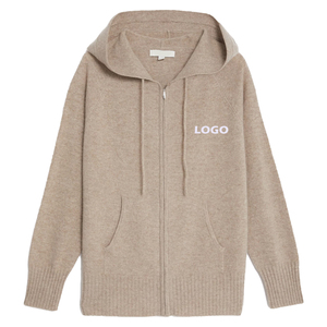 Sweat à capuche décontracté en coton mélangé pour femmes avec impression personnalisée, doublure en polaire douce et silhouette tendance de style streetwear - Product Image 4