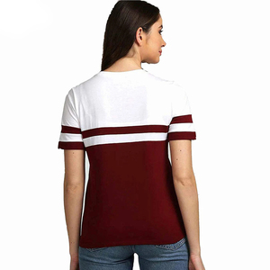 Camisetas de Manga Corta para Mujer, Transpirables, Ecológicas, Casuales, Cuello Redondo, Tejido de Jersey de Poliéster/Algodón, Secado Rápido, para Todas las Temporadas - Product Image 6