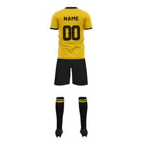 เสื้อฟุตบอลและกางเกงขาสั้นสำหรับผู้ใหญ่ผู้ชายทุกขนาด23-24 - Product Image 2