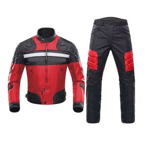 Combinaison en cuir de moto de haute qualité, deux pièces de conception bon marché/Services OEM combinaisons en cuir de moto légères - Product Image 2