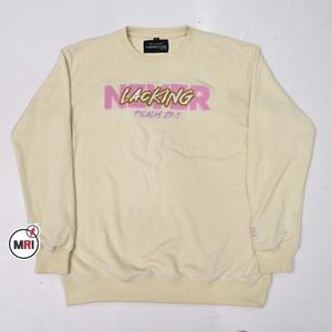 Unisex personalizado de los hombres de peso pesado francés Terry Streetwear Chenille bordado sudadera cuello redondo Chenille bordado sudaderas - Product Image 3