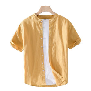 Camisas de color sólido de alta calidad para hombre Opciones de diseño personalizado Tallas grandes Estilo cómodo transpirable Perfecto - Product Image 6