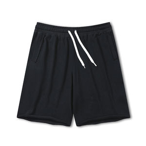 Pantalones cortos de algodón con logotipo personalizado 2025 al por mayor pantalones cortos de felpa francesa pantalones cortos de lana Lisa ropa de calle para hombres - Product Image 3