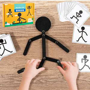 ของเล่นเพื่อการศึกษาแบบ Montessori articulado-Interactive Learning juego - Product Image 2