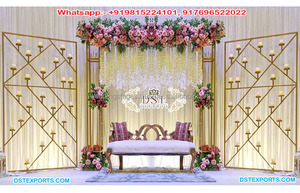 Mur de bougie Unique pour scène de réception nouveau design décoration de mariage mur de bougie Lavish réception de mariage mur de bougie - Product Image 2