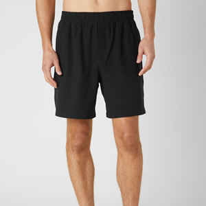 Pantalones cortos para correr para hombre con logotipo personalizado al por mayor, pantalones cortos de algodón puro 100% pesados, pantalones cortos de fabricante lavados con ácido Vintage para hombre - Product Image 1