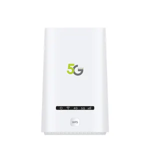 5G CPE AX3000 Wifi 6 נתב אלחוטי 3000Mbps כרטיס סים כפול 5G נתב CPE מקורה 128 משתמשים 5G LTE MTK T750