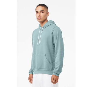 Sweat-shirt brodé à la mode unisexe 100% coton peigné, écologique, teint uni, technique perlée personnalisable - Product Image 1