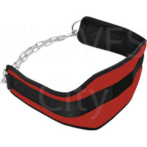 Superb Quality Heavy Duty Neoprene Dip <b>Belt</b> With <b>Chain</b> Industrial Strength GLOVES City Training Weightlifting Dip <b>Belts</b> 2025 - Product Image 3
