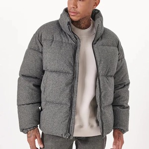 Chaqueta de Invierno para Hombre con Logotipo Personalizado OEM, de Alta Calidad, Transpirable, Cortavientos, Acolchada, con Cuello Alto, Cálida - Product Image 4