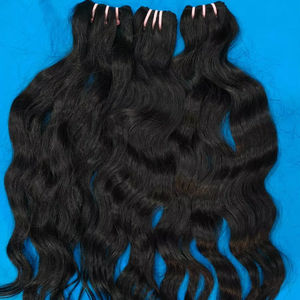 ผมชาวอินเดีย100% ไม่ผ่านการแปรรูปผมคนอินเดียสำหรับต่อผมที่มีหนังกำพร้าไม่ผ่านกระบวนการ - Product Image 1