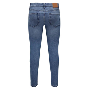 กางเกงยีนส์ทรงตรงผ้าถักน้ำหนักปานกลาง ระบายอากาศได้ดี สไตล์สตรีทแฟชั่นลำลอง ใส่ได้ทุกวัน ดีไซน์เหนือกาลเวลา - Product Image 6