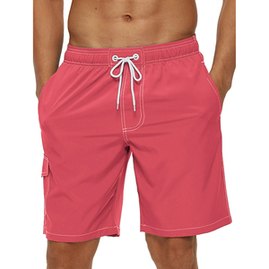 กางเกงชายหาดขาสั้นของผู้ชายกางเกงว่ายน้ำเบอร์มิวดาแห้งเร็วกางเกงขาสั้นคาร์โก้โต้คลื่นชายหาดมีกระเป๋าดีไซน์ใหม่แฟชั่น - Product Image 1