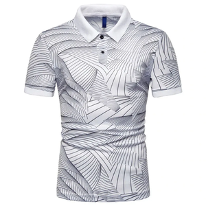 Polo deportivo de color sólido suave y cómodo para hombre, camisetas de manga corta antiarrugas, 100% de algodón, novedad - Product Image 5