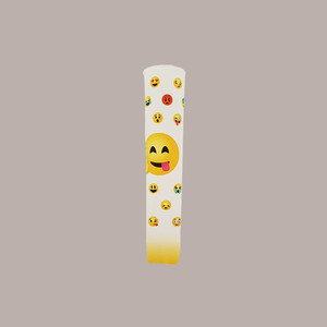 100 piezas para Emoji Emoticon estampado 420cc Yogurt Drink Cups Vasos de papel - Product Image 4