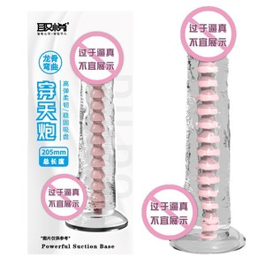 Dildo Transparente de Cristal con Ventosa - Juguete Realista para el Placer Adulto - Product Image 5