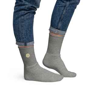 Vente en gros de chaussettes brodées personnalisées pour hommes et femmes avec poignets côtelés en coton respirant Streetwear décontracté antibactérien pour le quotidien - Product Image 5