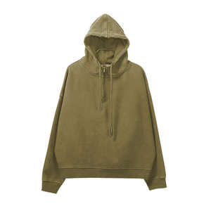 เสื้อฮู้ดดี้ผ้าฝ้าย GSM สำหรับทุกเพศเสื้อสเวตเตอร์ลำลองมีสไตล์ใส่สบายน้ำหนักเบาจากโรงงานส่งตรงจาก280จำนวนมาก - Product Image 4