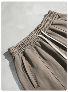 Fabricantes profesionales de conjuntos de camisetas y pantalones cortos, ropa de moda para exteriores de secado rápido, conjunto doble de algodón y poliéster para hombres - Product Image 4