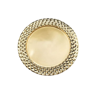 Cuenco DE SERVICIO DE Metal de grado alimenticio fácil de limpiar de alta tendencia, plato de latón de acero inoxidable para comedor, hogar, restaurante, fiestas de Hotel - Product Image 1