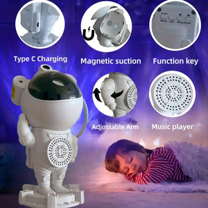 <b>Projector</b> Lamp Speaker <b>Bluetooth</b> Astronaut Remote Control - Assorted Colors - Product Image 4