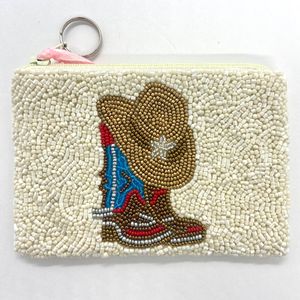 Porte-monnaie perlé de mots arc-en-ciel-Embrayage de texte personnalisé | Accessoire en vrac en gros de fierté/Boho | Cadeau inspirant OEM (quantité minimale de commande 100 pièces) - Product Image 5