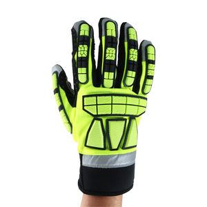 Gants de protection ignifuges antidérapants en coton pour mécanicien de sécurité industrielle de construction - Product Image 3