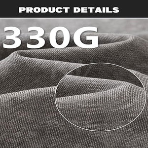 High Quality Oversized Pullover Acid Wash Sweatpants for <b>Men</b> 100% Cotton Casual Street Style Straight Pattern - Product Image 6