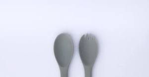 Cuillère et fourchette à salade en résine artisanales professionnelles, couverts en résine pour restaurant, hôtel, restauration, dîner et usage domestique - Product Image 2