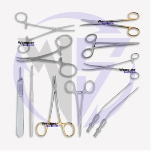 Juego de instrumentos quirúrgicos para fístula AV de alta calidad, herramientas de acceso Vascular, soporte de aguja Wenquar TC Halsey, pinzas dentadas de Crile - Product Image 2