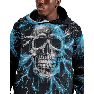 Custom Men's Printed Pullover <b>Hoodie</b> 100% Cotton Fleece Fabric Winter Casual Wear Breathable & Quick Dry <b>Hoodie</b> - Product Image 3