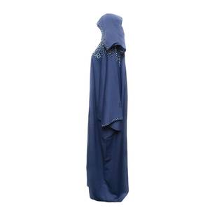 Luxury Modest <b>Women</b> Abaya Farasha Jalabiya <b>Arab</b> <b>Dress</b> Satin Party Elegant Evening Islamic Traditional Natural Floor-Length - Product Image 2
