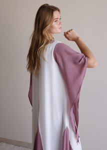 Venta al por mayor de ropa de mujer Bohemia 100% de algodón escote en V elegante de verano señora de talla grande tejido hasta el suelo vestido Maxi bohemio informal - Product Image 2