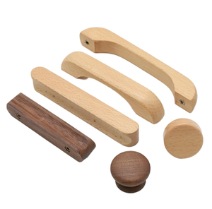 Poignée de porte en bois poignée d'armoire de cuisine personnalisée nouvellement artisanat poignée de porte de tiroir en bois - Product Image 6