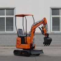 Excavadora Compacta de 3.8 Toneladas para Agricultura, Mini Excavadora de 0.5 Toneladas para Espacios Estrechos, Excavadora Pequeña para Trabajos de Tuberías, MOQ