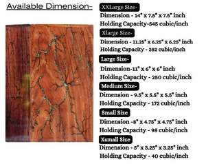 Resin Rosewood Mix Cremation Urns <b>for</b> Human <b>Ashes</b> Adult Burial Urns <b>for</b> Columbarium Wooden <b>Box</b> Funeral <b>Ashes</b> Large - Product Image 6