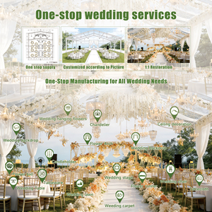 Luckygoods <span class=keywords><strong>Paralume</strong></span> in Tessuto con Nappe, Lampada a Sospensione con Frange, Colore <span class=keywords><strong>Beige</strong></span>, Frange Nere, Luci Decorative per Matrimoni - Product Image 6