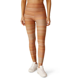 Top Ladies Casual Wear Pantalones Cintura alta Acanalado Mujeres Yoga Leggings Alta calidad Mujeres Tie Dye Leggings - Product Image 1