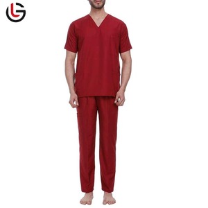 OEM Twill Spandex/Polyester <b>Scrubs</b> Nursing Uniform Wholesale High Quality Lightweight Comfortable Customized <b>Hospital</b> <b>Scrubs</b> - Product Image 1