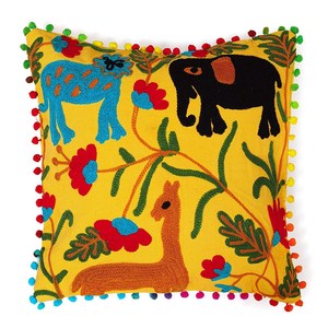 ปลอกหมอนอิงปัก, ปลอกหมอนอิง suzani, ปลอกหมอนโบโฮอินเดีย, ปลอกหมอนอิง suzani - Product Image 6